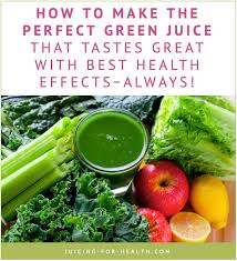 Make Green Juices Mix Match Chart To Making Perfect