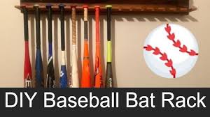 Diy Baseball Bat Holder For Wall