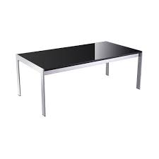 Forza Coffee Table Black Glass Top 1200