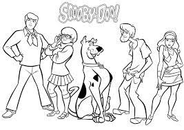 Velma and fool scooby scooby doo a173. Family Of Scooby Doo Coloring Page Free Printable Coloring Pages For Kids