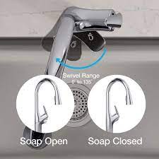 handle pull down sprayer kitchen faucet