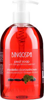 mud soap with ginkgo biloba extract