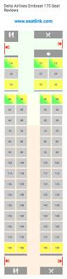Delta Airlines Embraer 170 Seating Chart Updated December