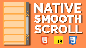 native smooth scroll with pure css and