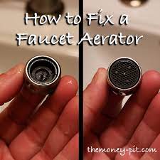 fixing a faucet aerator you can be a
