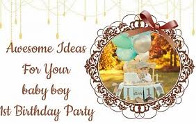 baby boy 1st birthday party