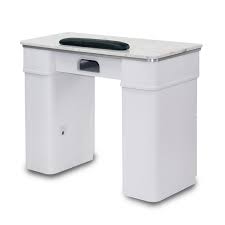 ayc sonoma white manicure nail table