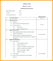 Project Agenda Template Project Closing Meeting Agenda Template