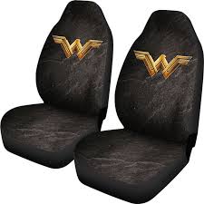 Wonder Woman Logo Cat Cover Car Seats