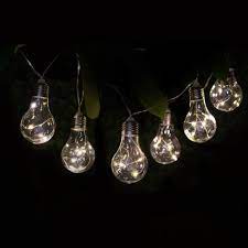 Clear Light Bulb String Led Lights