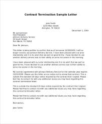 Sample Termination Letter 9 Examples In Pdf Word