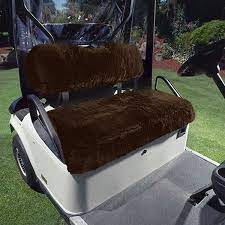 Sheepskin Brown Golf Cart Seat Cover