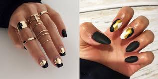 30 black and gold nail designs and