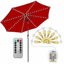 Patio Led Umbrella String Lights 104