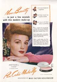 max factor hollywood makeup ad 1944