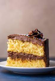 Recipe For Yellow Layer Cake With Chocolate Frosting gambar png