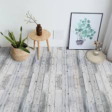 grey wood tile floor ground stair