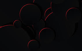 3d vector circles minimalist black