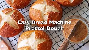 quick bread machine pretzel dough for
