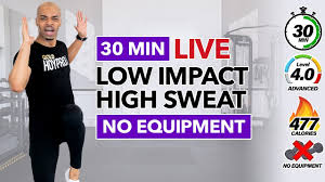 low impact high sweat full body workout