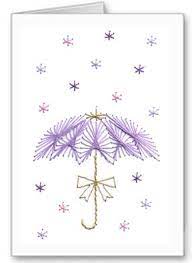 The illustration shows the bead design stitched in gold and purple thread with gold, pink and purple beads on a hammered white greetings card. Pin On Embroidery Stitching Cards