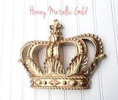 Gold Princess Crown Prince Crown Wall