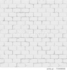 White Brick Wall Seamless Background