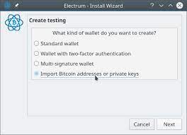 private keys into electrum bitcoin