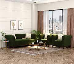 arbor fabric sofa set velvet dark