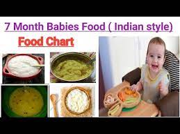 7 month baby food chart in tamil 7th