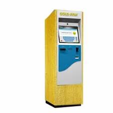 led gold vending atm machine card at