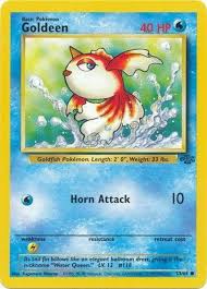 This powerful pokemon thrusts its prized horn under its enemies' bellies, then lifts and throws them. Fish Fish Pokemon With Horn