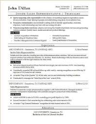 Resume For Sales Representative Jobs Lovely Resume For Sales