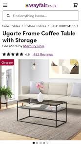 Coffee Table With Storage In Harrow