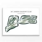 St. Joseph Country Club MO Golf Course Map Home Decor - Etsy