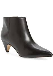 Lucy Leather Ankle Boot Black