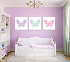 Watercolor Erfly Girl S Room Wall