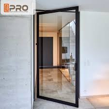 energy efficient aluminum pivot doors