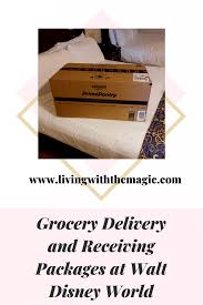 grocery delivery and receiving packages