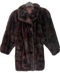 Woman S Brown Mink Fur Coat Size Xl