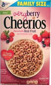 very berry cheerios cereal