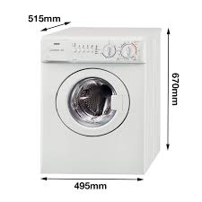 Of dry clothes (cotton)* programmes : Zanussi Zwc1301 3kg 1300rpm Freestanding Washing Machine White Appliances Direct