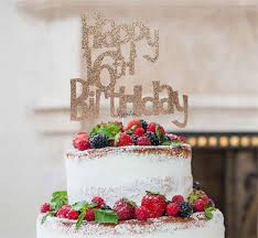 32 rose gold cakes ideas | gold cake, wedding cakes, wedding cake inspiration. Happy 16th Birthday Cake Topper Glitter Card Lissielou