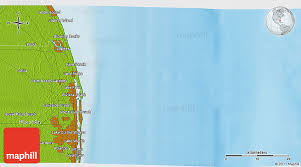physical 3d map of palm beach gardens