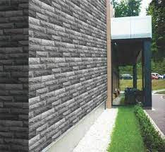 Grey Ceramic Exterior Wall Elevation