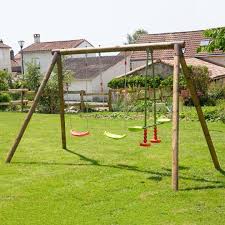Soulet Pacco Wooden Swing Set High