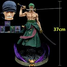 Luffy minimalist wallpapers to download for free. 37cm Japanese Anime One Piece Zoro Three Swords Gk Roronoa Zoro Statue Luffy Pvc Action Figure Collection Model Toys Brinquedos Action Figures Aliexpress