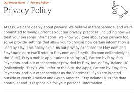 privacy policies are legally required