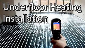 underfloor heating installation you