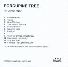 porcupine tree in absentia 2002 cdr